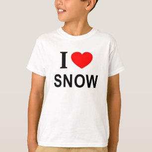 Camiseta Eu ❤️ NEVE Eu AMO NEVE Eu AMO NEVE