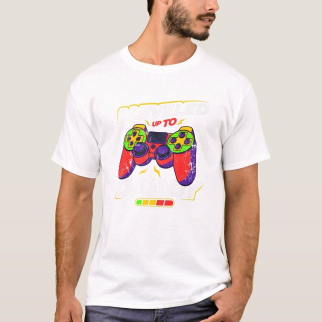 Camiseta Eu nivelei ao Pai Gamer (Frente)