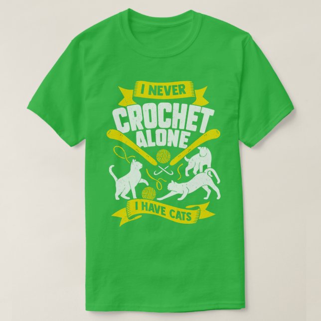 Camiseta Eu Nunca Choro Sozinho Eu Tenho Gatos (Frente do Design)