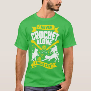 Camiseta Eu Nunca Choro Sozinho Eu Tenho Gatos