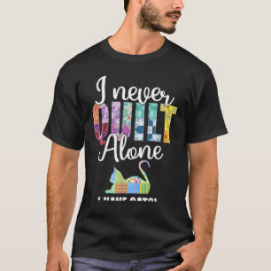 Camiseta Eu Nunca Cordo Sozinho Eu Tenho Gatos Quem Faz Col