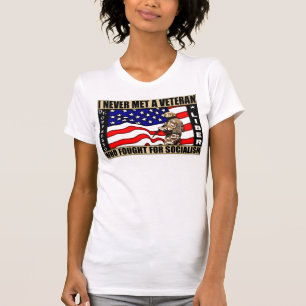 Camiseta Eu nunca encontrei um veterano que lutasse pelo