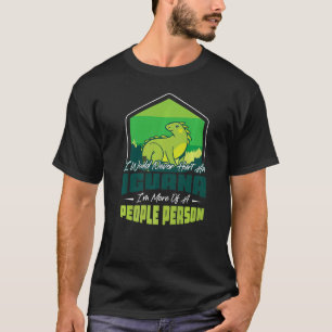 Camiseta Eu nunca machucaria um Iguana
