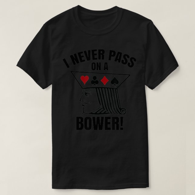 Camiseta Eu Nunca Passe Em Um Bower Engraçado Michigan Humo (Frente do Design)