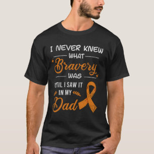 Camiseta Eu Nunca Sabia O Que A Bravura Era A Leucemia Pai