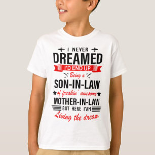 Camiseta Eu nunca sonhei que acabaria sendo um filho da fam