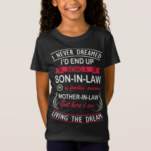 Camiseta Eu nunca sonhei que acabaria sendo um filho dotado