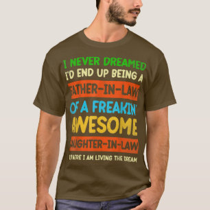 Camiseta Eu nunca sonhei que acabaria sendo um pai de direi