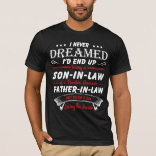 Camiseta Eu nunca sonhei que iria acabar sendo um filho.