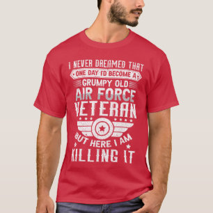Camiseta Eu Nunca Sonhei Que Me Tornaria Um Velho Resmungão