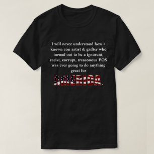 Camiseta Eu nunca vou entender como um artista golpista con