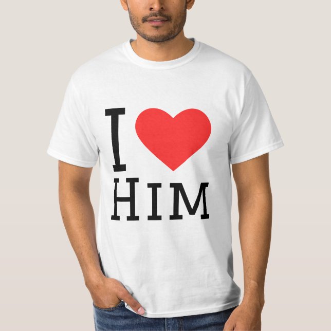 Camiseta Eu o amo. (Frente)