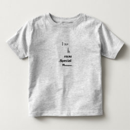 Camiseta Eu o Comprar de um mercado especial -