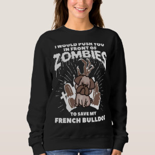 Camiseta Eu O Empurraria Na Frente Dos Zombies Para Salvar