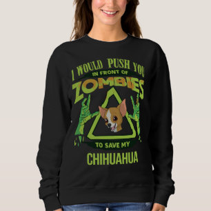 Camiseta Eu O Empurraria Na Frente Dos Zombies Para Salvar
