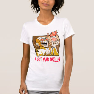 CAMISETA EU OBTIVE HABILIDADES LOUCAS