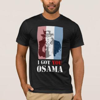 Camiseta Eu obtive-lhe Osama