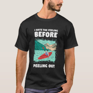 Camiseta Eu Odeio a Sensação Antes de Deslizar na Água Bran