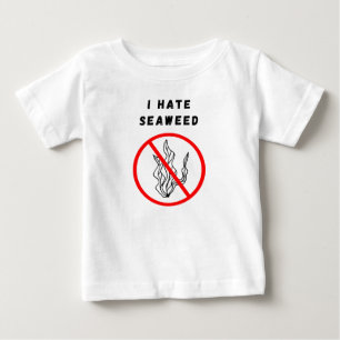 Camiseta Eu odeio algas