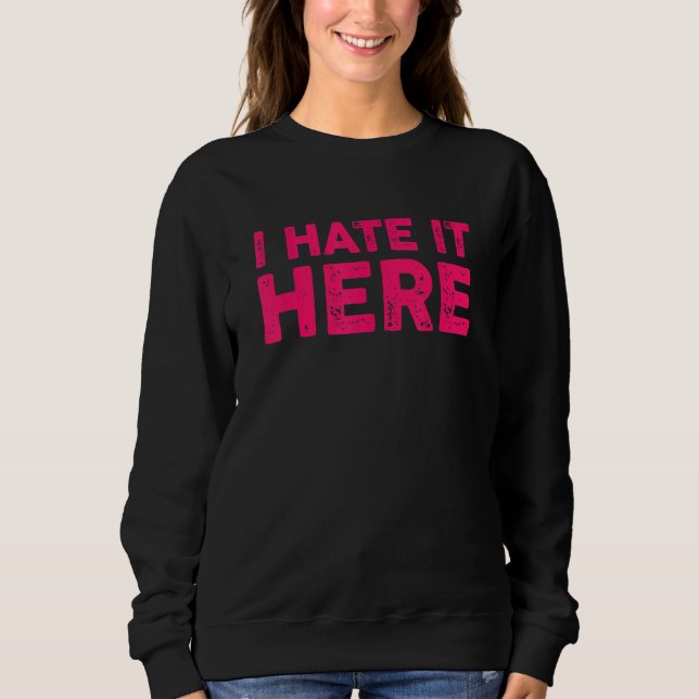 Camiseta Eu Odeio Aqui 7 (Frente)