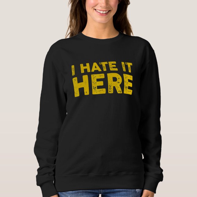 Camiseta Eu Odeio Aqui 8 (Frente)