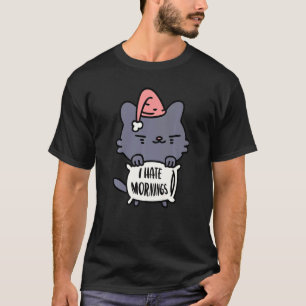Camiseta Eu Odeio as Pessoas da Manhã E as Manhãs E o Café