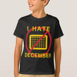 Camiseta Eu Odeio Dezembro