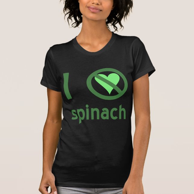 Camiseta Eu Odeio Espinafre Sem Amor (Frente)