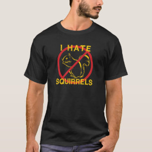 Camiseta Eu Odeio Esquilos