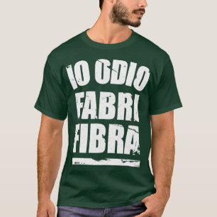 Camiseta Eu Odeio Fabri Fibra 1 presente de garota