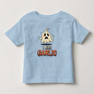 Camiseta Eu Odeio Fantasma De Alho Dia de as Bruxas engraça