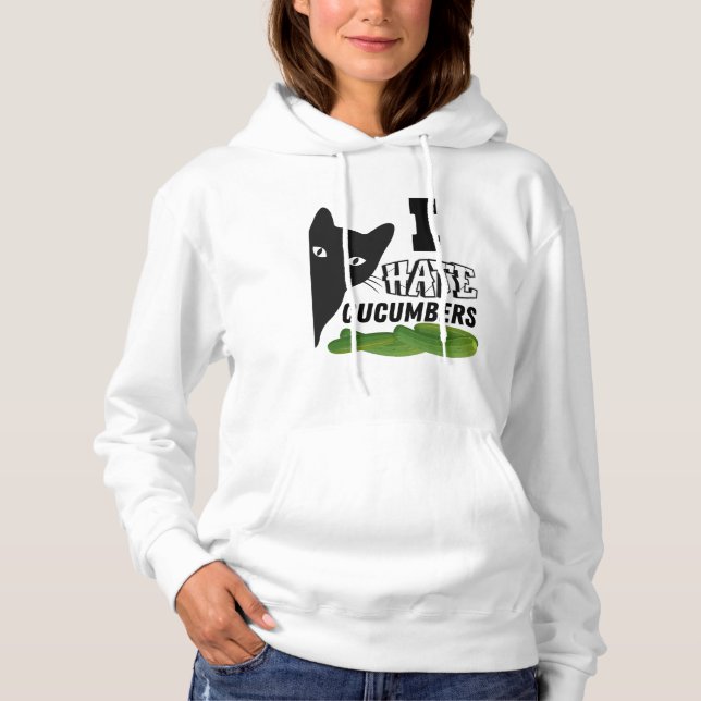 CAMISETA EU ODEIO GATO DE CAÇADORES (Frente)