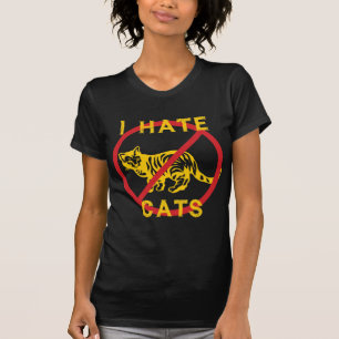 Camiseta Eu Odeio Gatos
