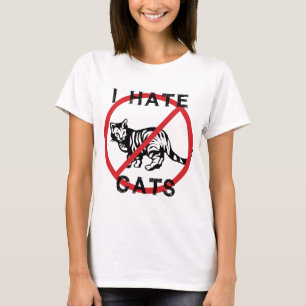 Camiseta Eu Odeio Gatos