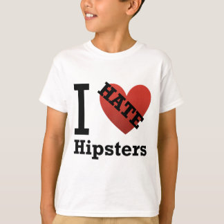 Camiseta Eu odeio Hipsteres