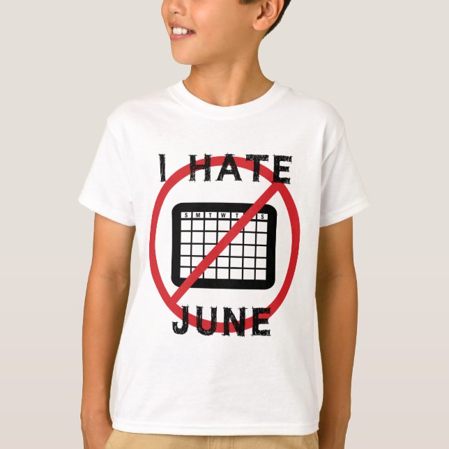 Camiseta Eu Odeio Junho (Frente)