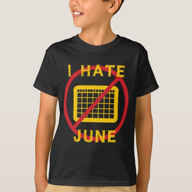 Camiseta Eu Odeio Junho (Frente)