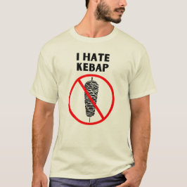 Camiseta Eu odeio kebap
