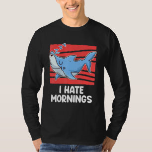Camiseta Eu Odeio Manhãs Morgenmuffel Mau Humor Dormir 1