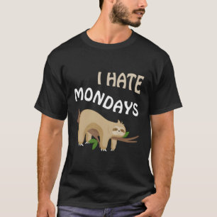 Camiseta Eu Odeio Meses Lenta Super Engraçada Engraçada Lir