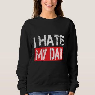 Camiseta Eu Odeio Minha Pai Piadas Engraçadas Sarcástico