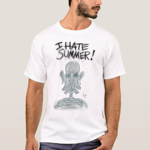 Camiseta EU ODEIO O VERÃO! - suando e derretendo