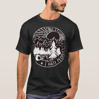 Camiseta Eu odeio Pessoas