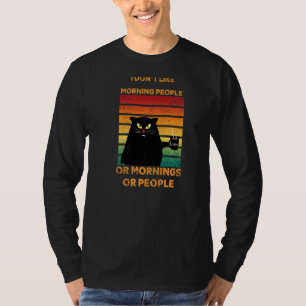 Camiseta Eu Odeio Pessoas da Manhã Não Gosto de Manhãs Café