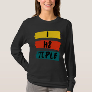 Camiseta eu odeio pessoas Eu odeio pessoas Declaração