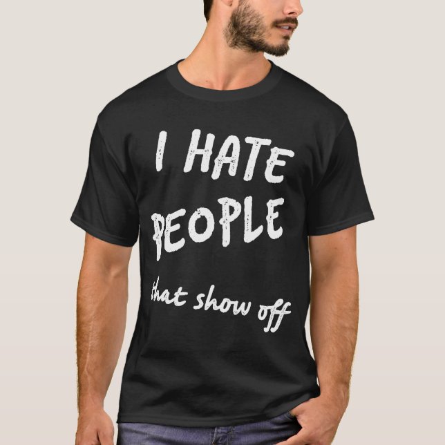 Camiseta Eu Odeio Pessoas Que Mostram Psicologia Citando Sa (Frente)