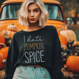 Camiseta Eu Odeio Pumpkin Spice Engraçado