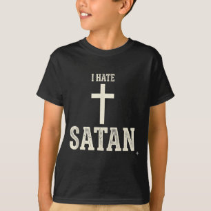 Camiseta Eu Odeio Satanás