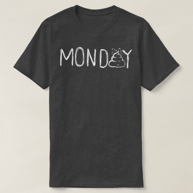 Camiseta Eu odeio segunda-feira (Frente do Design)