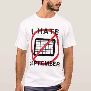 Camiseta Eu Odeio Setembro